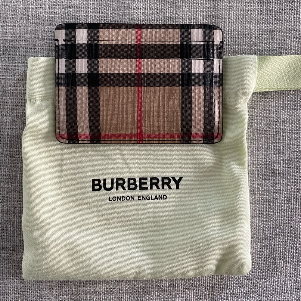 Men’s burberry card case